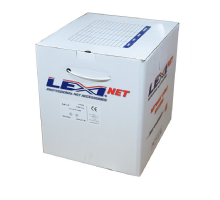 LEXI-Net kabel EZS 4 UTP PVC vodiče 2x0,5+2x0,8mm Eca, samoodvíjecí box 500m 